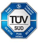Logo Tuv Sud en Grid power solutions
